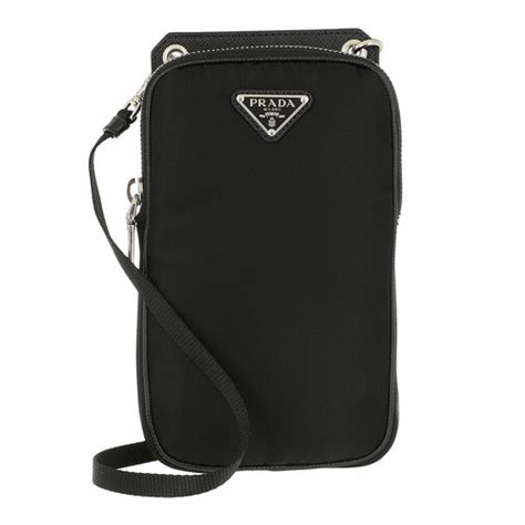 prada black smartphone case bag|Prada cell phone bag.